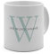 printplanet - Personalisierte XXL-Kaffee-Tasse mit Namen - Design: Buchstaben Initialen modern - Namenstasse, Jumbo-Kaffeebecher
