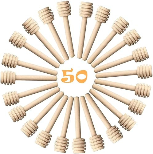 Restokki Dosatore Miele - Mestolo in Legno Mini Beidou, Ideale per Uso Domestico e Regali per Matrimoni e Feste (15 Cm)
