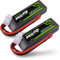 OVONIC 3s Lipo Akku 2200mAh 50C 11.1v mit Deans-Stecker für RC Auto Boat Truck Flugzeug Hubschrauber Multi-Motor Hobby DIY Teile（2 Packs）