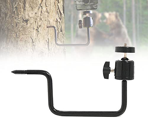Halterung für Wildkamera-Baum, 360° verstellbare Jagdzubehörhalterung mit 1/4 Schraube für Infrarot-Nachtsichtgerät