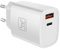 Chargeur Secteur Ultra Rapide 30W Duo pour Samsung, 25W PD Adapter Compatible avec Samsung Galaxy S22 Ultra/S22+/A73/A53/A33/A23/S21 Ultra/S21+/Z Flip 4/Z Fold 4, Adaptateur Secteur 20W pour iphone