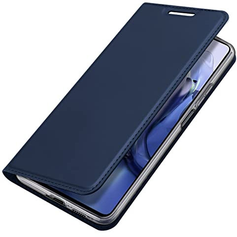 Baifu Hülle für vivo V23 5G Premium PU Ledertasche Schutzhülle Ultradünne Seidige Handyhülle Magnetischer Flip Wallet Cover, Kompatibel mit vivo V23 5G, Blau