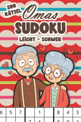 Gedächtnistrainig für Senioren: Sudoku Rätselbuch für Oma mit großer Schrift
