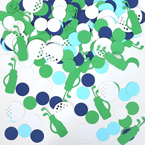 VAVAYAO 240 Stück Golf Konfetti - Golf Party, Geburtstagsfeier Tischdekoration, Loch in einem ersten Geburtstag, Golf Party, Golf Mottoparty Tisch Konfetti Deko, Geburtstag Junge, Erster Geburtstag