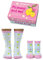 Cucamelon Mama Lemon Socks for Mother and Child (2 Pairs) - Stocking, pink