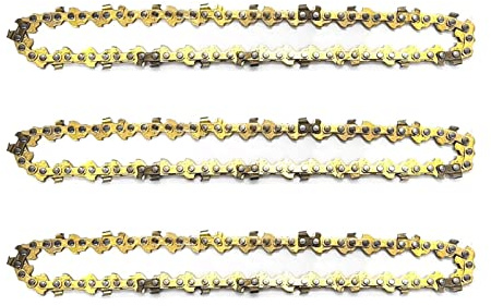SORTZ 6 Inch Mini Steel Chainsaw Chain Electric Electric Saw Accessory Replacement Electric Chain Saw Chain (Color : 3pcs)