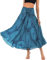 Adigaber 2 en 1 Jupon Femme Long Taille Haute Longue Maxi Jupe Bohême Tour de Taille Elastique Jupe Maxi Décontractée Vacances L'été Plage
