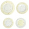 BRANDANI Polline Giallo Servizio Tavola Piatti Set 18 Pezzi Porcellana
