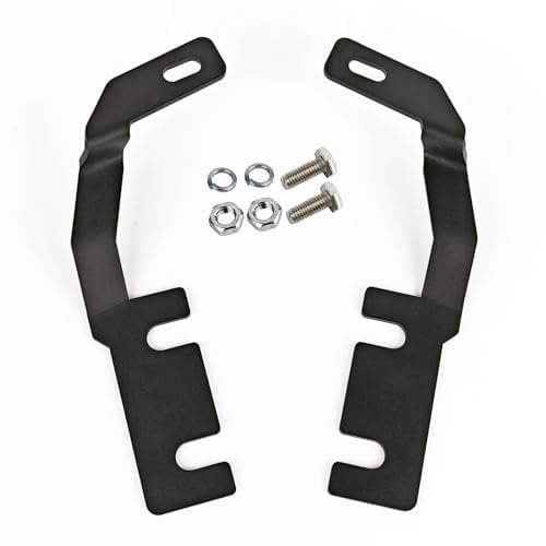 Pikioraz Ranger Hood Ditch Light Pod Mount, Low Profile Mount Brackets for 2019-2023 Ford Ranger, No Cutting & Drilling
