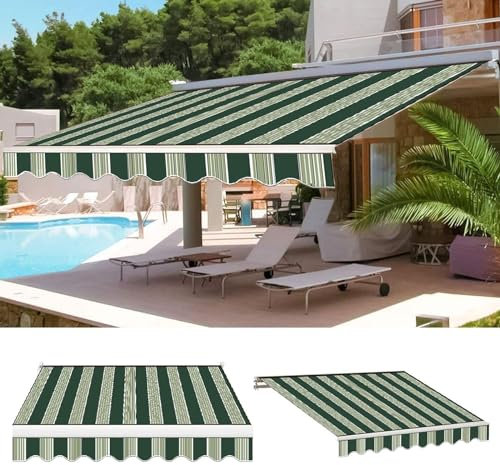 Tenda da Sole per Esterno A Caduta,Telo Tenda da Sole,Tessuto di Ricambio per Tenda da Sole,Telo Tenda da Sole Ricambio,Ricambio Tenda da Sole per Esterno,Patio,Terrazzo,Tela di Ricambio (Size : 19.6