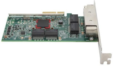 PCIe X4 Gigabit Netzwerkkarte, Quad Port Gigabit Ethernet Netzwerkkarte mit LED Anzeige, Unterstützt Vollduplex und Remote Wake Up
