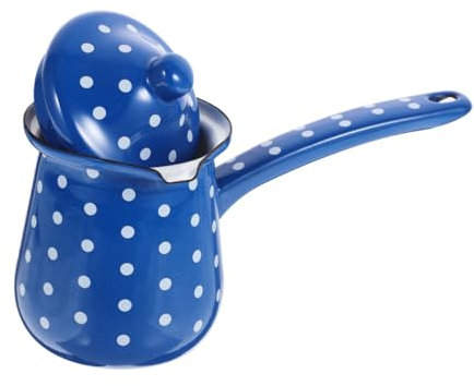 PHENOFICE Cafetera Jarra De Leche Esmaltada Vintage Para Cafetera Turca Resistente Al Desgaste Multifunción Para Cocina Hogar