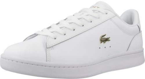 Lacoste Carnaby, Zapatillas Mujer, Blanco/Dorado, 40 EU