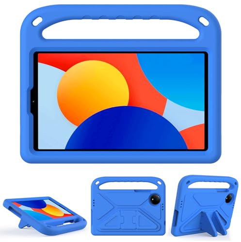 XunyLyee Funda Infantil para Xiaomi Redmi Pad SE 8.7 Pulgadas 2024, Azul