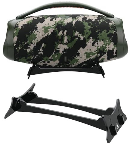 TXEsign Schreibtisch-Lautsprecherständer aus Acryl für JBL Boombox 3/2/1, Vibrationsdämpfung für klareren Klang