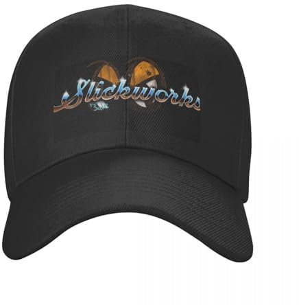 AIETPOIJ Basecap SlickWorks Eyes Chrome Logo Baseballkappe Anime-Mütze Sonnenhut Ballkappe Herren Damen Strand Outlet Herren