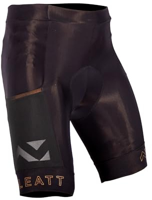 Leatt Herren Endurance 5.0 belüftete MTB Shorts mit reflektierenden Details Pantaloncini MTB Corti Endurance 5.0 Ventilati Con Dettagli Riflettenti