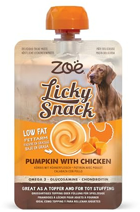Zoe Licky Snack, Natural Dog, Puppy Treat, Chicken, 85g | Dog Training Treat. Food Topper. Natural Ingredients.