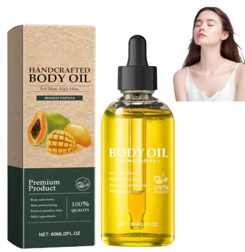 Handmade Vanilla Rose Body Oil, After Shower Body Moisturising Oil, Nourishing Hair and Body Oil, Nourishing Nails, Hair and Skin