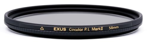 EXUS Mark II CPL Marumi Antistatischer MC, schmal, dünner Filterschutz, hergestellt in Japan, 58 mm