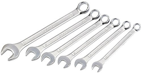 Draper 80899 Metric Combination Spanner Set (6 Piece), Silver