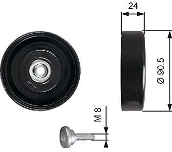 GATES DriveAlign Spannrolle T36251