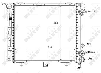 NRF 59103 Kühlmittel des Motor