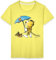 Spreadshirt Janosch Kleiner Tiger Tigerente Mit Schirm Kinder Premium T-Shirt, 98/104 (2 Jahre), Gelb