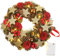 Britesta Türkranz: Weihnachtskranz, 20 warmweiße LEDs, Timer, batteriebetrieben, 28 cm (Beleuchteter Türkranz mit Timer, Türkranz Weihnachten beleuchtet, Lichterketten)