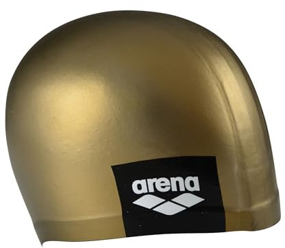 arena Mixte Cap Bonnet de natation d entraînement sable unisexe Logo Moulded, Doré, Taille unique EU
