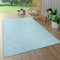 Paco Home Outdoor Teppich Balkon Terrasse Pastellfarben Flachgewebe Gartenteppich Modern, Grösse:120x160 cm, Farbe:Blau