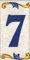 Numero civico esterno. Numeri civici esterni. Numero civico esterno moderno. Numero civico esterno ceramica. Nomi, indirizzi e segnaletica. Design “Craquelé (Numero Sette 7)