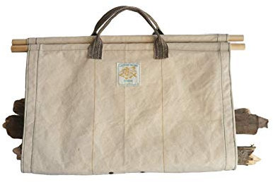 YUSHRO Log Carrier Bag, Dauerhaft Holz Kompakt Segeltuch Lager Toolkit Draussen Camping Brennholz Transport Brennholz Totes Holzlager