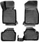 Rizline Passgenau 3D Fussmatten Auto Kompatibel mit BMW 1 E87 E81 E82 2004-2011 Auto Zubehör 1. Und 2. Reihe Gummimatten Autos TPE Allwetter Geruchlos rutschfest Vorne und Hinten Schwarz