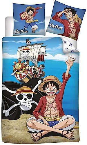 AYMAX S.P.R.L. One Piece Bedding Set 100% Cotton Duvet Cover 140 x 200 cm Funda de Almohada 65 x 65 cm