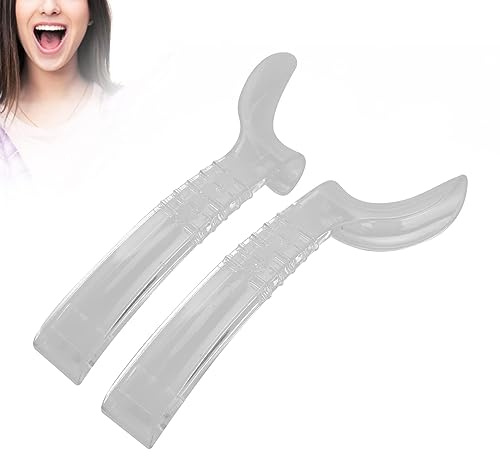 Mundöffner, Halblippen-Retraktor Kunststoff Dental-Lippen-Wangen-Retraktor Tragbares Mundpflegewerkzeug für Erwachsene und Kinder(Large)