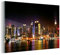 MuchoWow Glasbild Glasfoto Wandbild Bilder Deko 60x40 cm New York - Skyline - Farben
