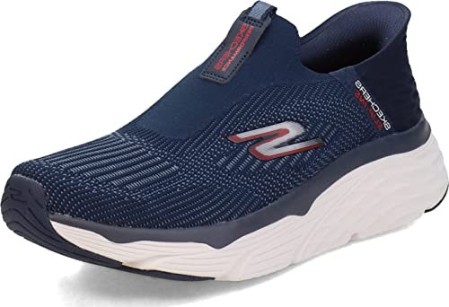 Skechers Men's Max Cushioning Elite Advantageous Sneaker, Navy Textile/Synthetic, 11 UK