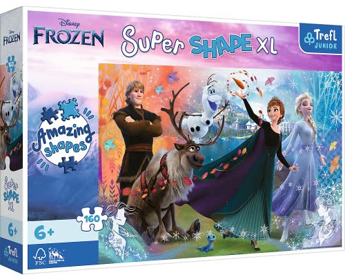 Junior Super Shape XL Puzzle 160 Teile - Disney Frozen