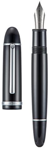 Jinhao X159 Black Acrylic Fountain Pen, Iridium #8 Fine Nib Calligraphy Writing Pen