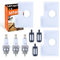 Mtanlo 3 pcs Filtre à Air pour Stihl Ms170 Ms180 017 018 Ms180c Tronçonneuse, Filtre à Air Kit avec L7T/BPMR7A Bougie D'allumage Filtre à Carburant