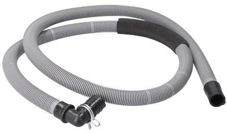LUTH Premium Profi Parts Tuyau de vidange compatible avec Samsung Dc97-14291g 1,85 m pour machine à laver