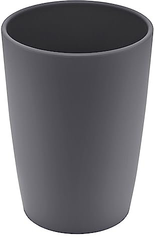 Magu Natur-Design Trinkbecher Anthrazit ca. 310 ml aus einem Polymer aus natürlichen Materialien Mehrwegbecher Partybecher