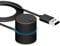 iHaospace USB Lautstärkeregler Knopf, Computer External Volume Remote Controller PC Lautstärkeregelung Lautstärkeanpassung Kompatibel mit Windows/Mac OS/Linux/Android (Schwarz)