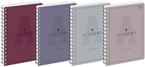 Interdruk 5x dicker Collegeblock Spiralnotizbuch B5 kariert 100 Blatt