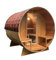 Bagno Italia Sauna da esterno 189×220 cm Finlandese a forma di botte con stufa