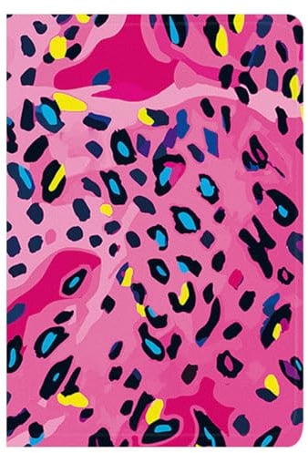 Berkin Arts Compatible with iPad Mini 4th/5th Generation Case (7.9 Inch) Case 2019 2018 2017 2016 2015 Folio Case Premium Leather Cover Vibrant Neon Leopard Print Cover