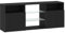 vidaXL Mobile Porta TV con LED Rovere Nero 120x30x50 cm Multistrato