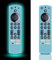 Custodia protettiva in silicone per telecomando Fire Stick TV Glow in The Dark, copertura remota per Firestick 4K Max/Toshiba/Insignia/Pioneer/Omni(QLED) serie TV (blu brillante) - 【2 confezioni】