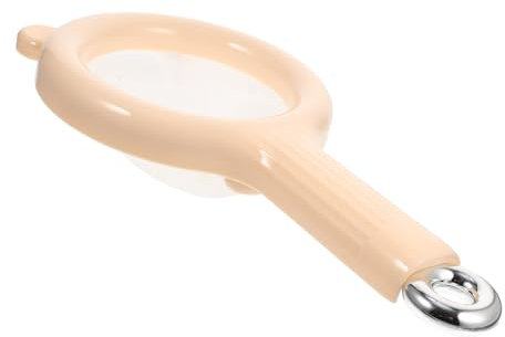 CRILSTYLEO 1 Set Filter Screen Tea Strainer Bowl Ricer Infuser Reusable Swan Food Tea Strainer Fine Mesh Basket Teapot Drain Catcher Juicer Electric Kettle Oat Control Beige Polyester Mesh
